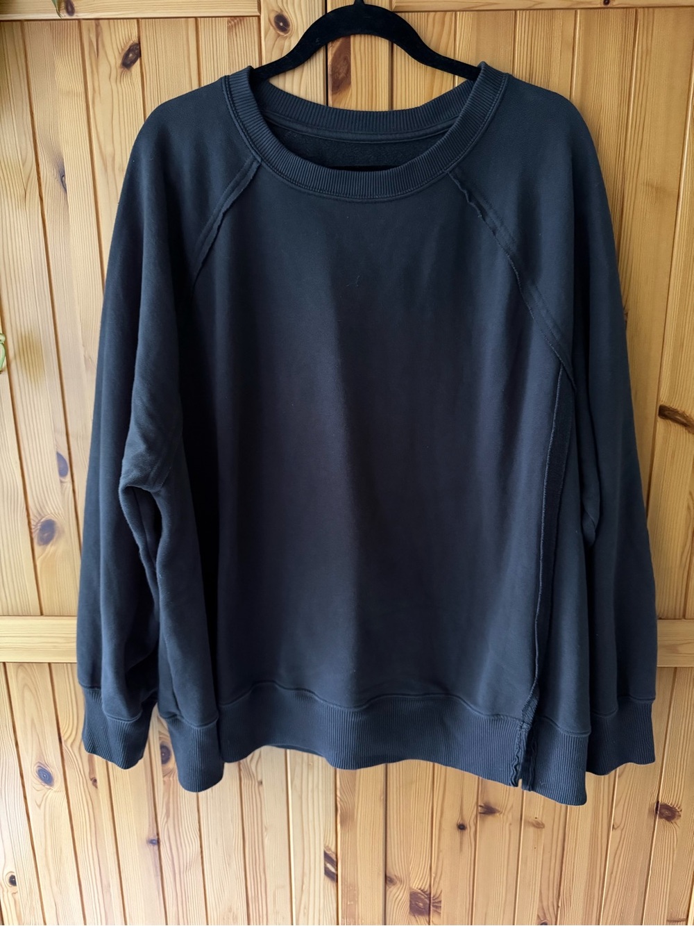 American Eagle Outfitters Black Crewneck Sweatshirt